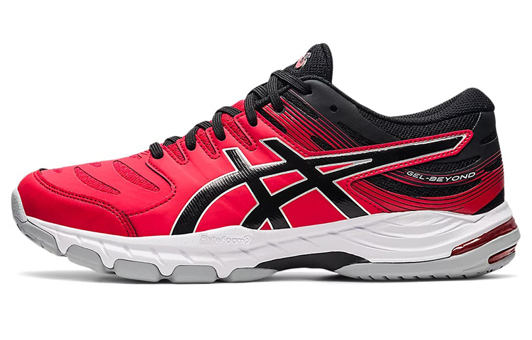 Asics Gel Beyond 6 Lightweight And Breathable Low top Running Shoes Unisex Red Black