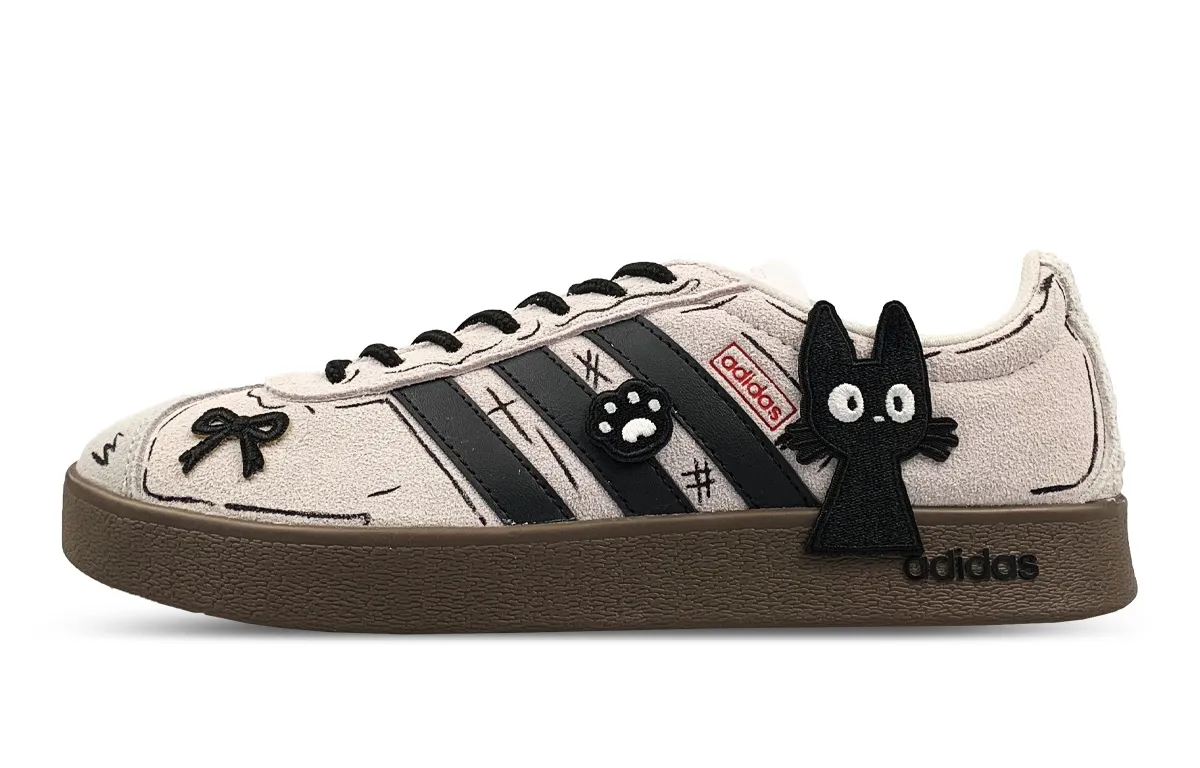 Adidas VL COURT 2.0 Slip Resistant Abrasion Resistant Slip Resistant Abrasion Resistant Low top Skateboard Shoes Unisex