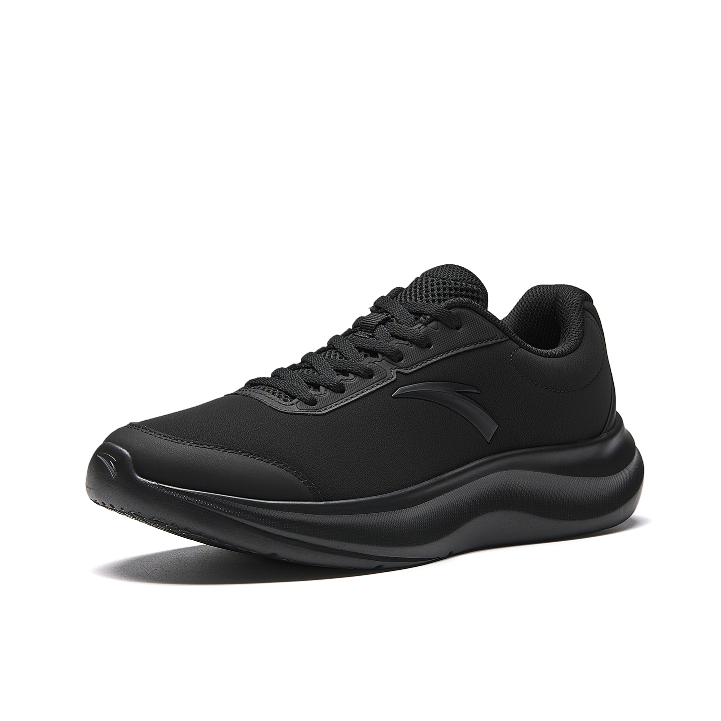 Anta Cushioning Abrasion Resistant Cushioning, Wear Resistant Low top Casual Running Shoes Men’s Black