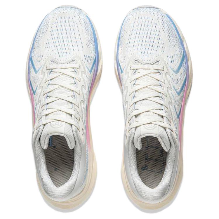 Li Ning Cushioning, Wear Resistant Low top Casual Running Shoes Men’s White Blue