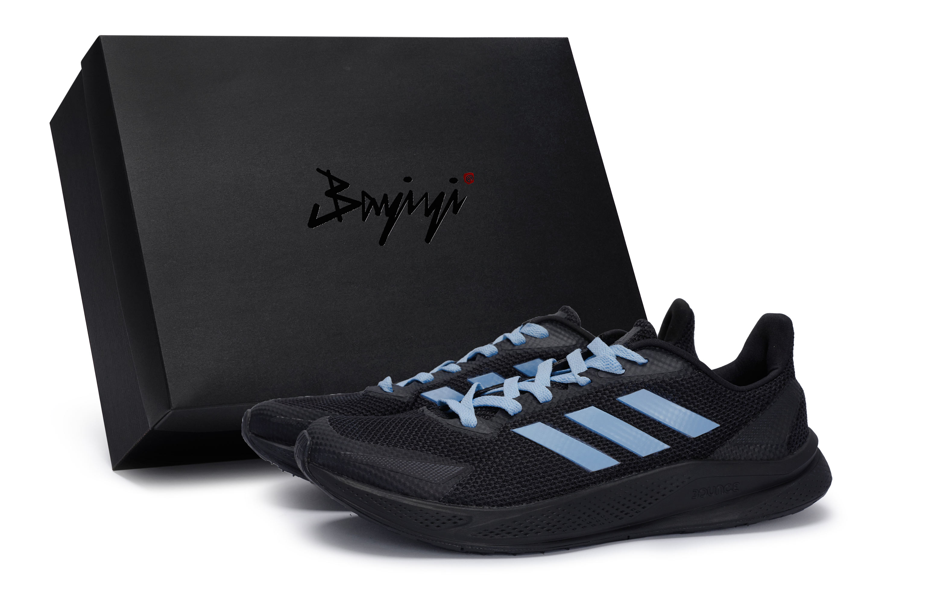 Adidas X9000l1 Slip Resistant And Breathable Low top Casual Running Shoes Men's Black Blue