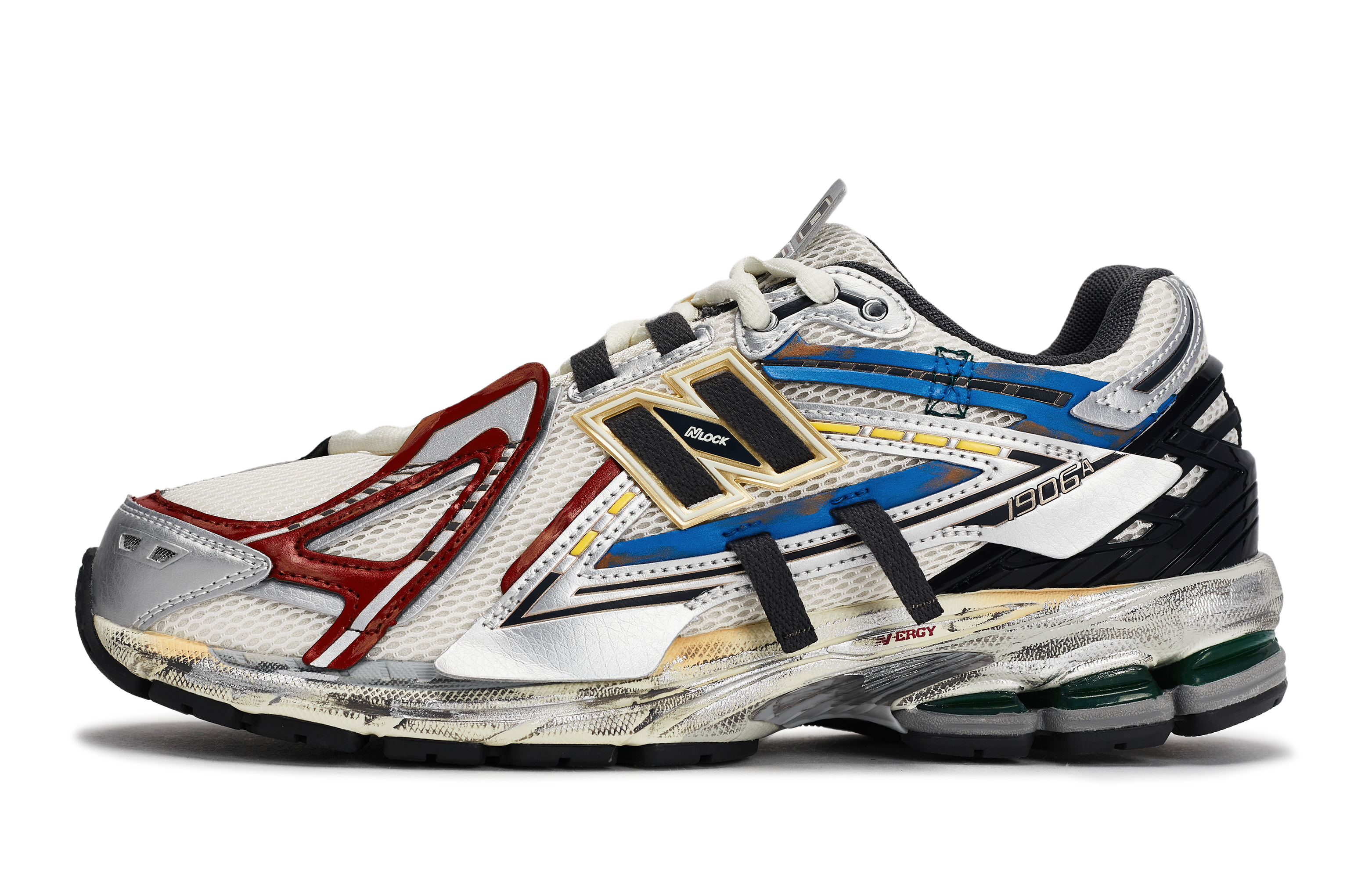 New Balance 1906 Abrasion Resistant Abrasion Resistant Low top Running Shoes Men’s Black White Gray Red