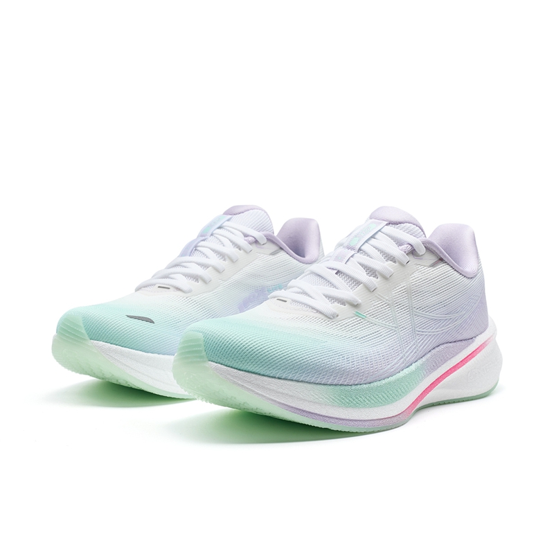 XTEP 360X 2.0 LITE Running Shoes Women’s Low Top Classic White/Gardenia Purple/Tranquil Blue