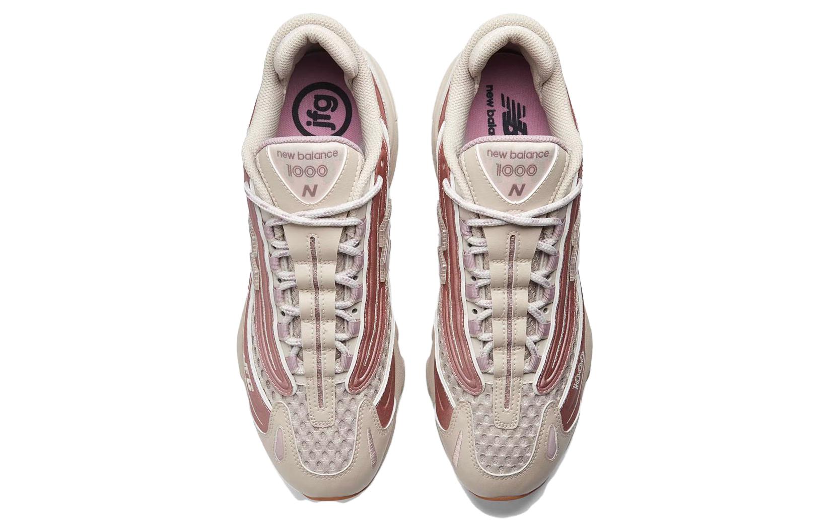 Мужские кроссовки JOE FRESHGOODS x New Balance 1000 (серебристо-розовые) — Серебристыйрозовый — фото 4