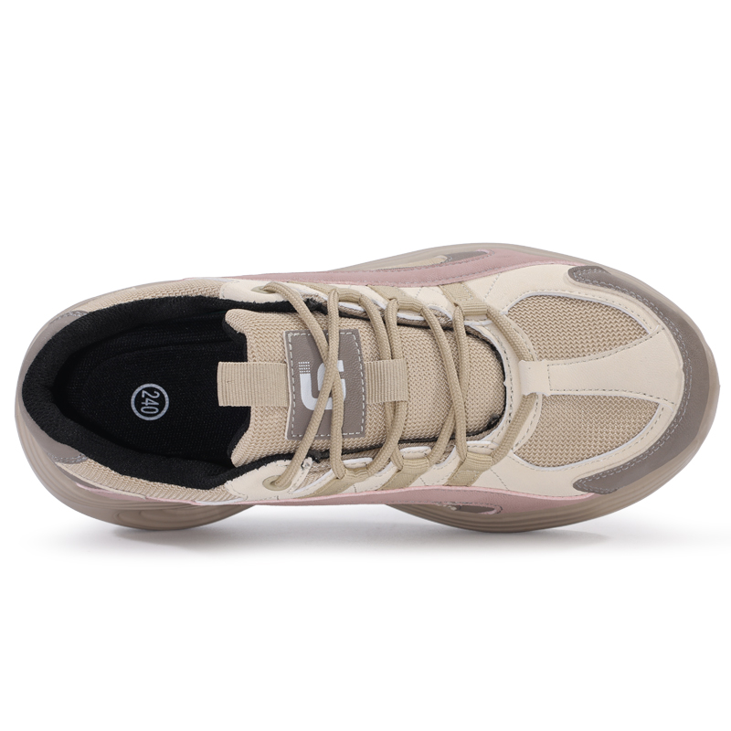 GUYISA Support Impact Resistant Lightweight Low top Outdoor Shoes Women’s Pink Brown