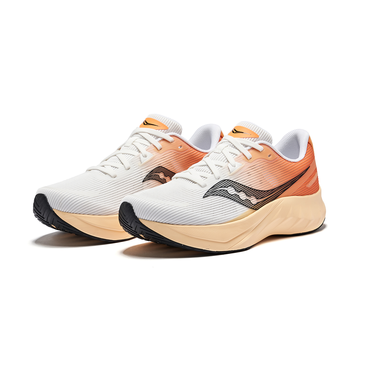 Saucony TIDE 2 Low top Running Shoes Men’s White Black Orange