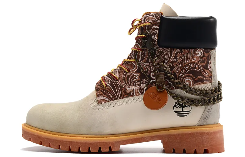 Timberland PREMIUM Thermal Abrasion Resistant Slip Resistant Short Outdoor Boots Men's Beige Brown