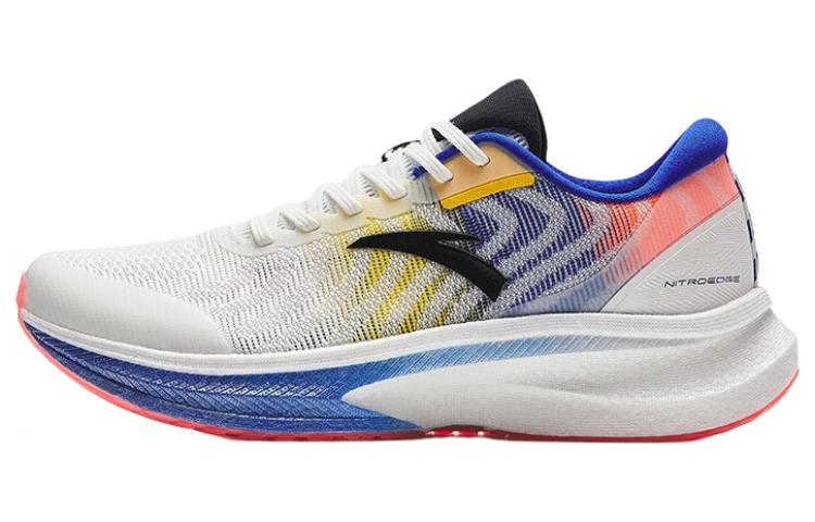 Anta Champion Series Slip Resistant Abrasion Resistant Low top Running Shoes Men's White Blue