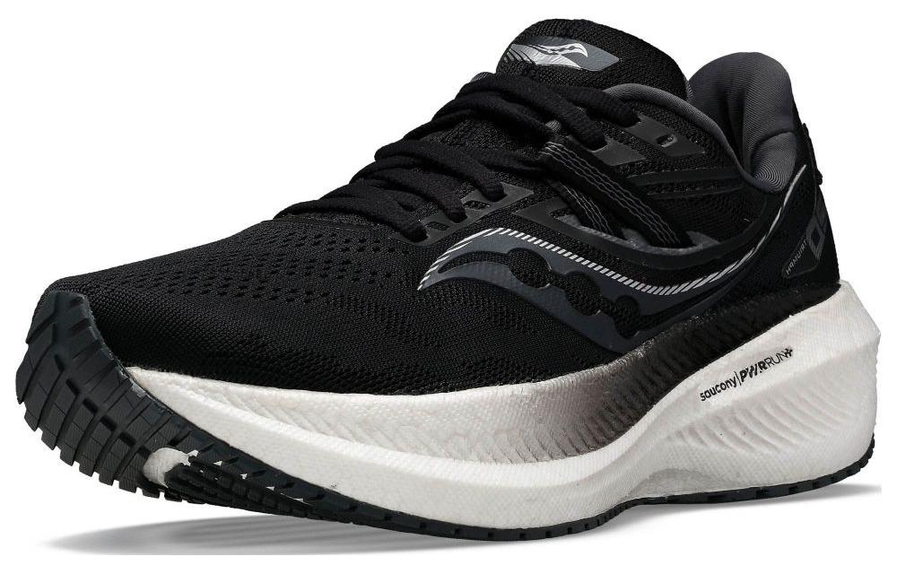 Saucony Triumph Victory 20 Mesh, Textile Abrasion Resistant Breathable Low top Running Shoes Women’s Black
