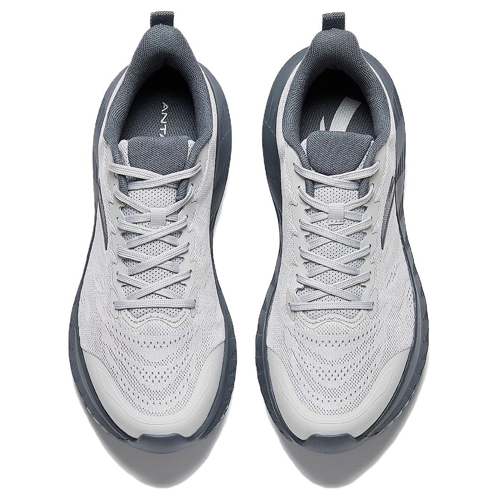 Anta Abrasion Resistant Slip Resistant Abrasion Resistant Slip Resistant Low top Casual Running Shoes Men’s Gray