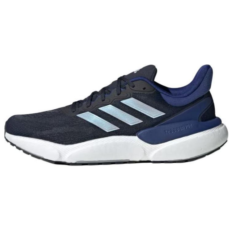 Adidas Solarboost 5 Cushioning Slip Resistant Cushioning Slip Resistant Low top Casual Running Shoes Men's Black Blue