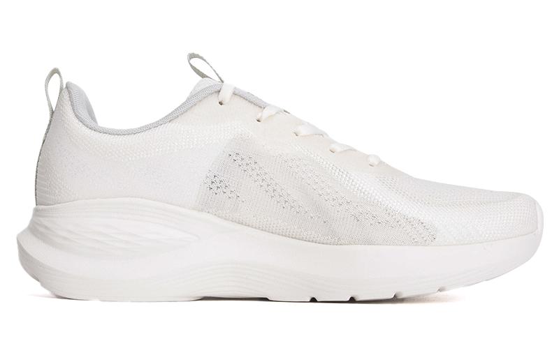 XTEP Cushioning Slip Resistant Abrasion Resistant Low top Running Shoes Women’s Sail White