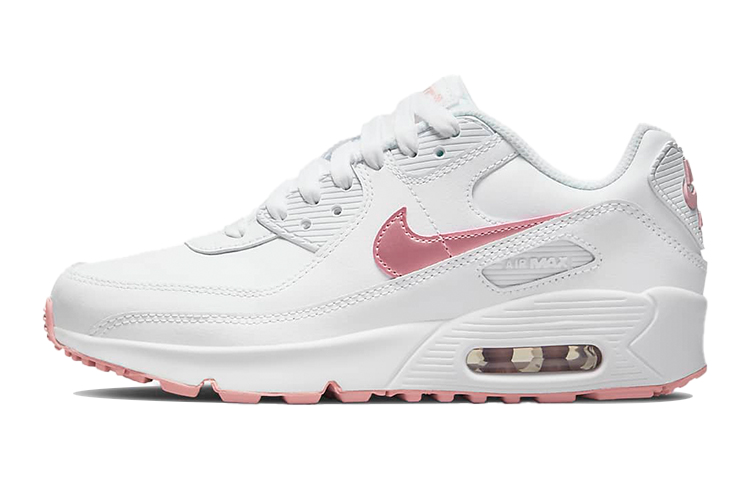 Nike Air Max 90 Leather ‘White Pink Glaze’ Gs