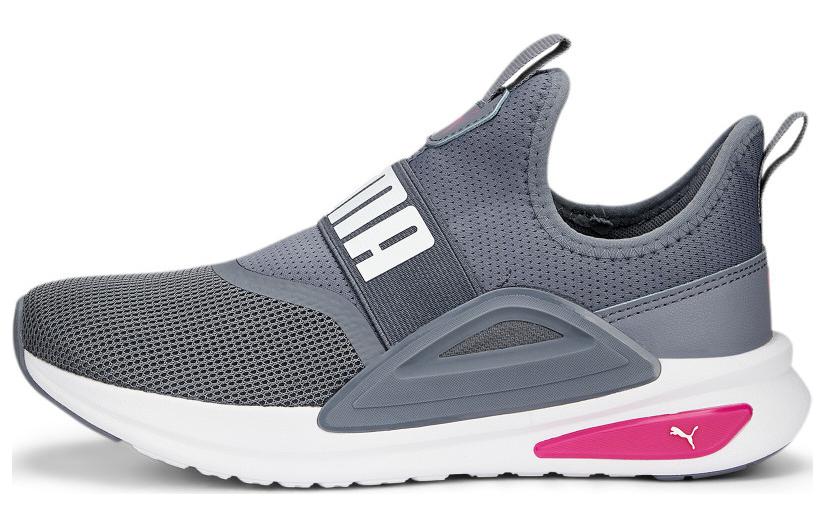 PUMA Softride Enzo Evo Cushioning, Wear Resistant Mid top Shoe Unisex Gray