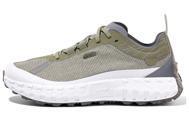 NORDA 001 Fabric Lace Up Abrasion Resistant Abrasion Resistant Low top Running Shoes Women’s Gray Green