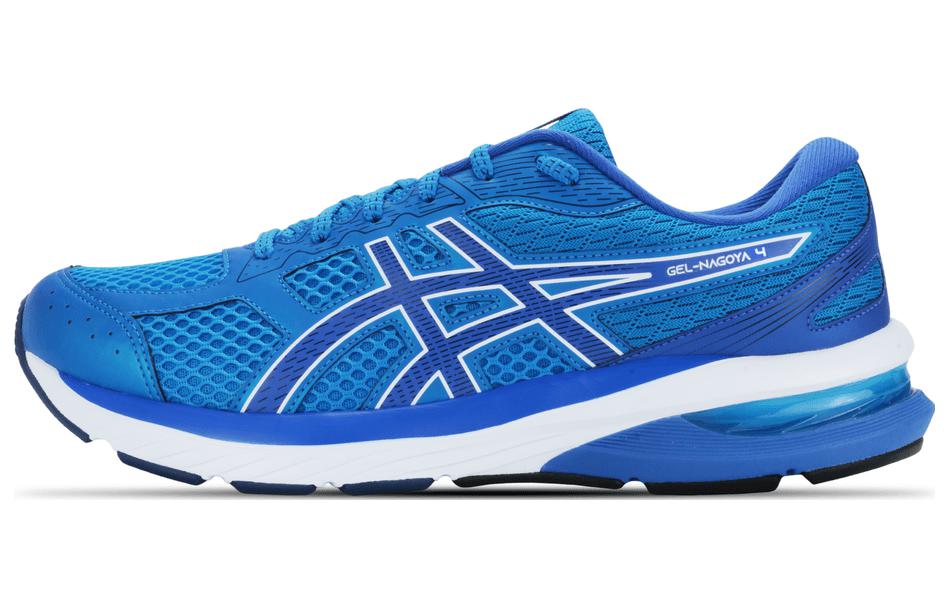 Asics Gel Nagoya 4 Abrasion Resistant Breathable Low top Running Shoes Blue White