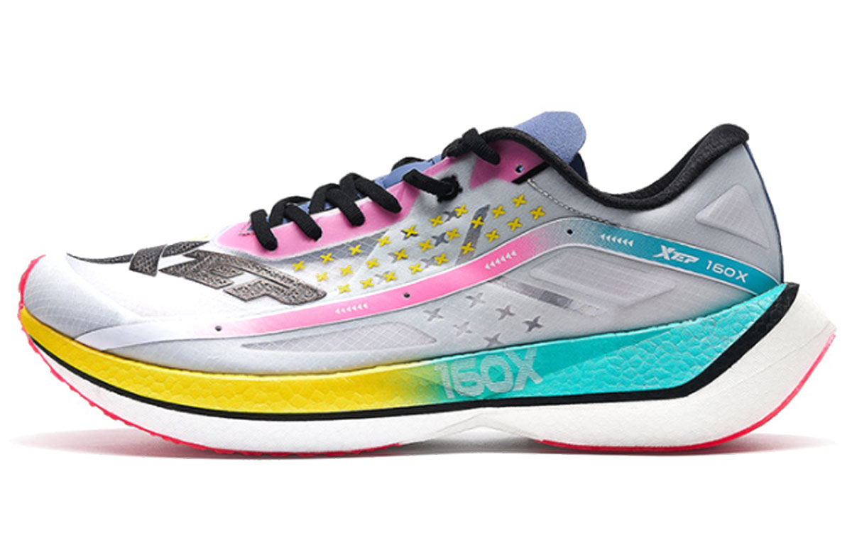 XTEP 160X 2.0 Cushioning Slip Resistant Abrasion Resistant Low top Running Shoes Men’s White Red