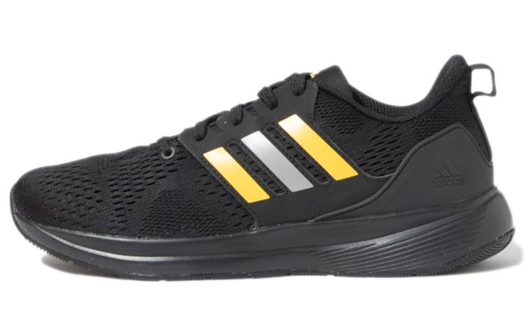 Adidas Dasherr Running Shoes Men's Low Top Carbon Black/Yellow