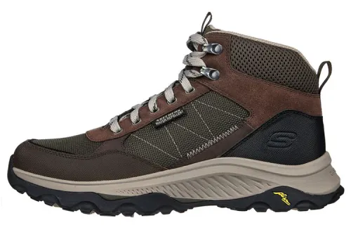 Skechers Outdoor Shoes Men's High Top Olive/Brown