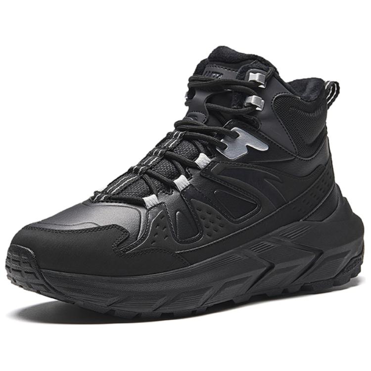 Anta Boundary Exploration Abrasion Resistant Mid top Outdoor Shoes Men’s Black