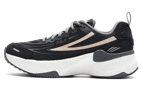 FILA Flow Running Shoes 'Core Black Pink' Women's