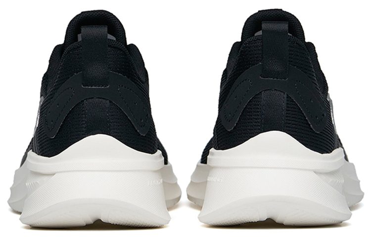 Anta Casual Cushioning Slip Resistant Abrasion Resistant Lightweight Low top Running Shoes Men’s Black