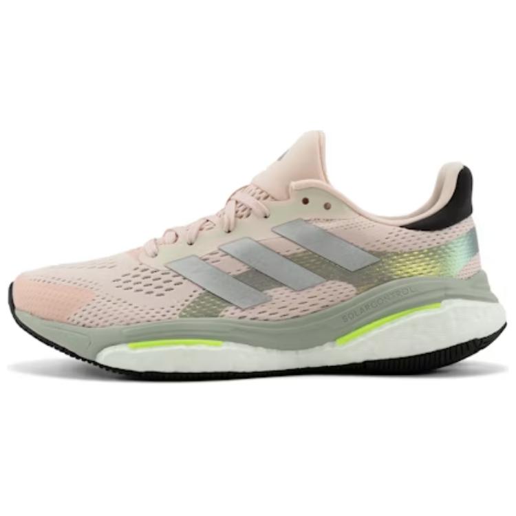 Adidas Solarcontrol Slip Resistant Abrasion Resistant Low top Running Shoes Women's Pink