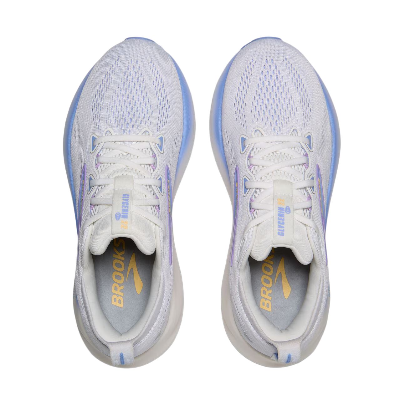 Brooks Glycerin 22 Comfortable Low top Running Shoes Women’s Purple White