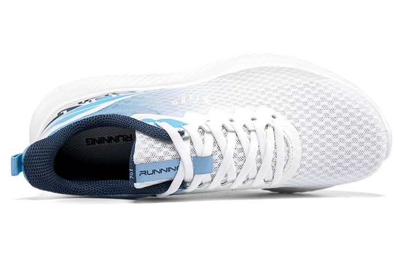 361° Mesh Cushioning, Wear Resistant Low top Running Shoes Women’s White Blue