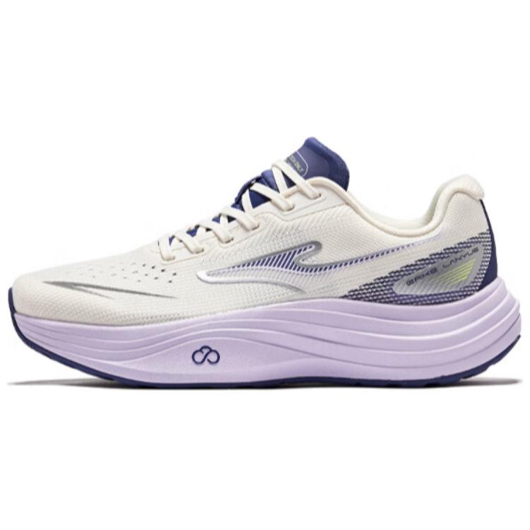Erke Slip Resistant And Breathable Coverage Low top Casual Running Shoes Women’s White Purple