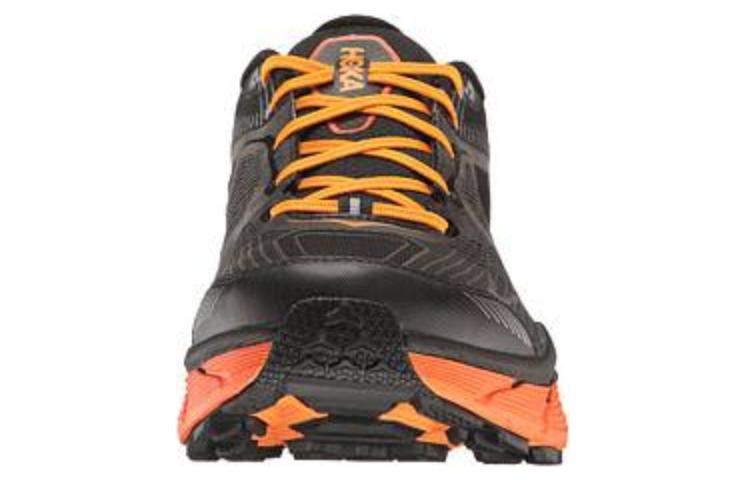 HOKA ONE ONE Fabric Cushioning Slip Resistant Abrasion Resistant Low top Running Shoes Unisex Black