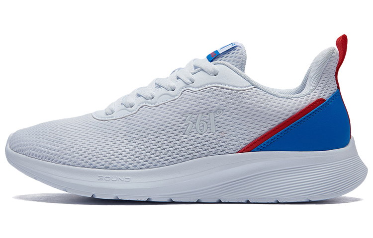 361° Cushioning Breathable And Resilient Low top Running Shoes Men’s White Blue