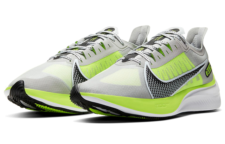 Мужские кроссовки Nike Zoom Gravity 1 (серо-зеленые) — Серый / зелёный — фото 3