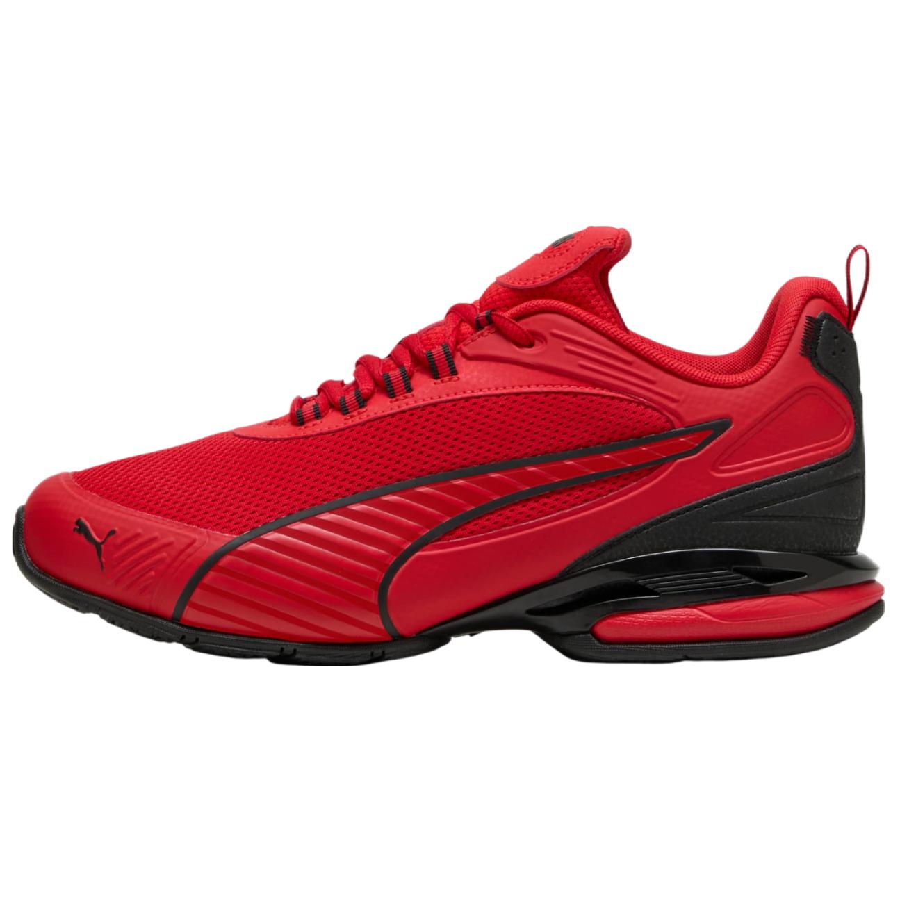 PUMA Magnetic Abrasion Resistant Low top Running Shoes Unisex Red Black