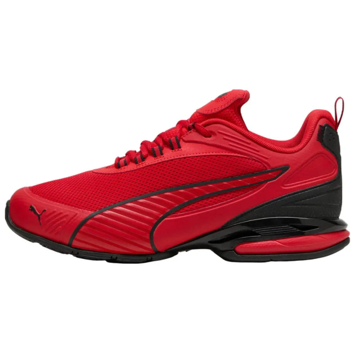 PUMA Magnetic Abrasion Resistant Low top Running Shoes Unisex Red Black