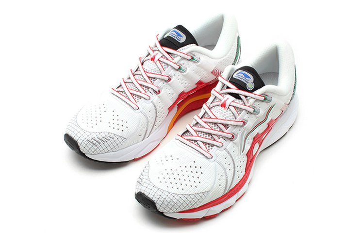 Li Ning Furious Rider 4.0 Mesh Slip Resistant Slip Resistant Low top Running Shoes Men’s Red White