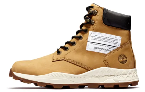 Timberland BROOKLYN Collection Waterproof Comfortable Crew Outdoor Boots Men's Wheat