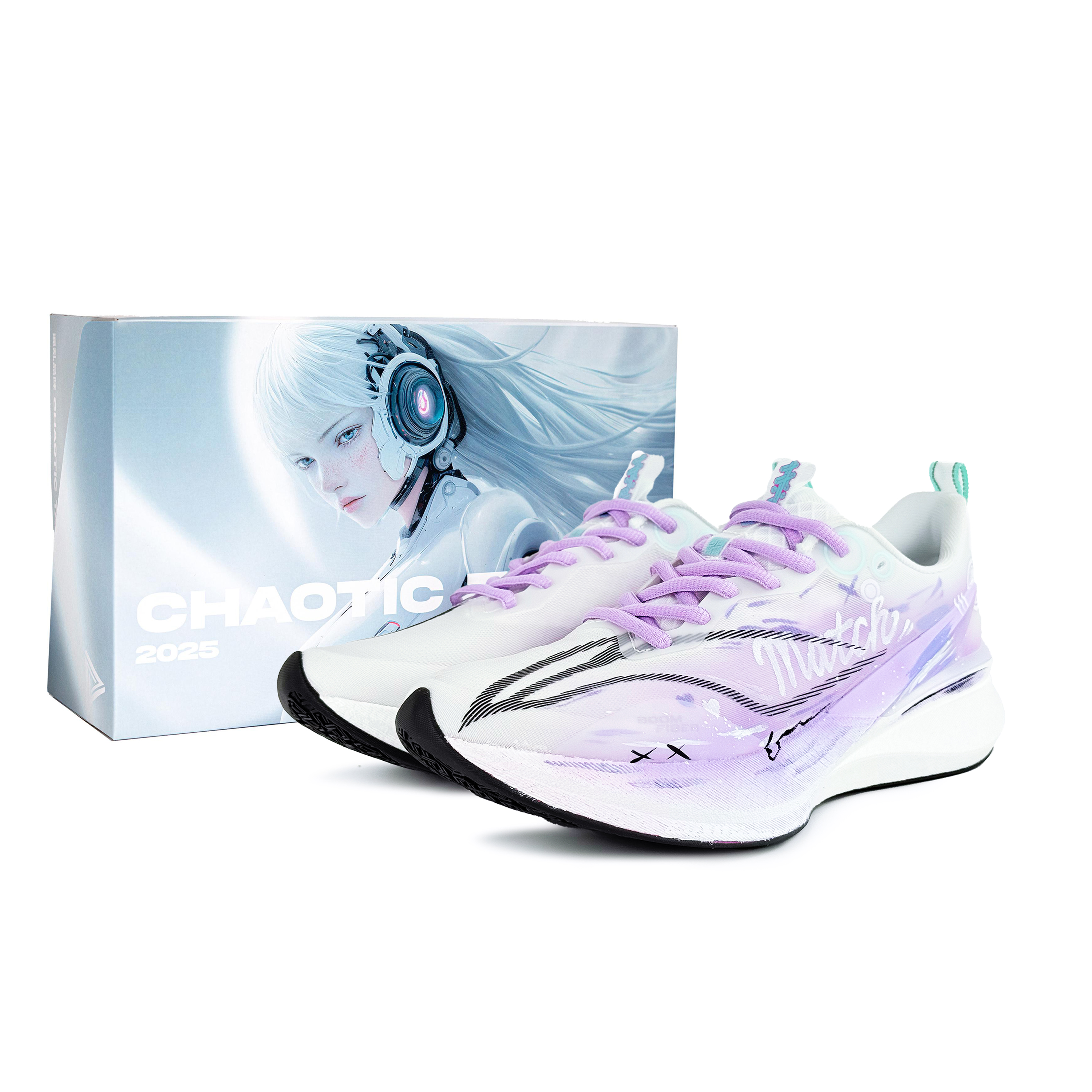 Li Ning Red Hare 8PRO Cushioning, Wear Resistant Low top Casual Running Shoes Unisex Purple