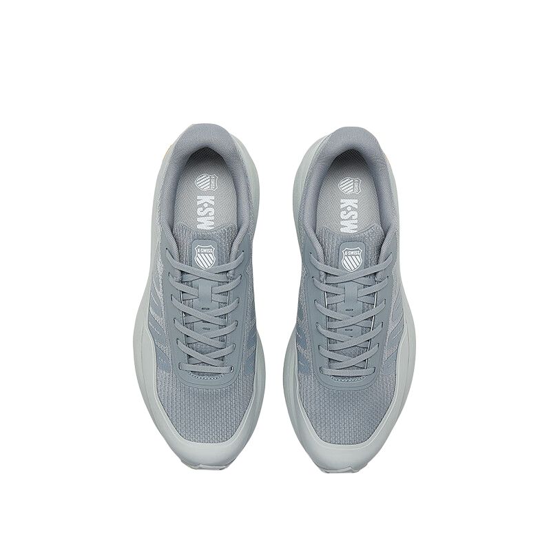 KSWISS Slip Resistant Abrasion Resistant Slip Resistant Abrasion Resistant Low top Running Shoes Men’s Gray