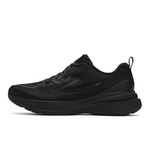 FILA NUVOLE 1+ PU, Mesh Breathable And Lightweight Low top Running Shoes Men's Galloping Horse Black