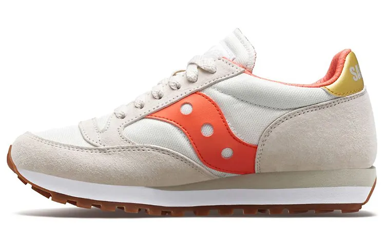 Saucony Jazz 81 Running Shoes Women's Low Top White/Orange/Gray