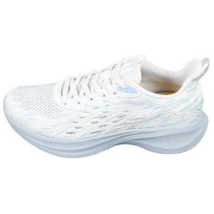 QIAODAN Comfortable Slip Resistant Low top Running Shoes Men’s White Blue