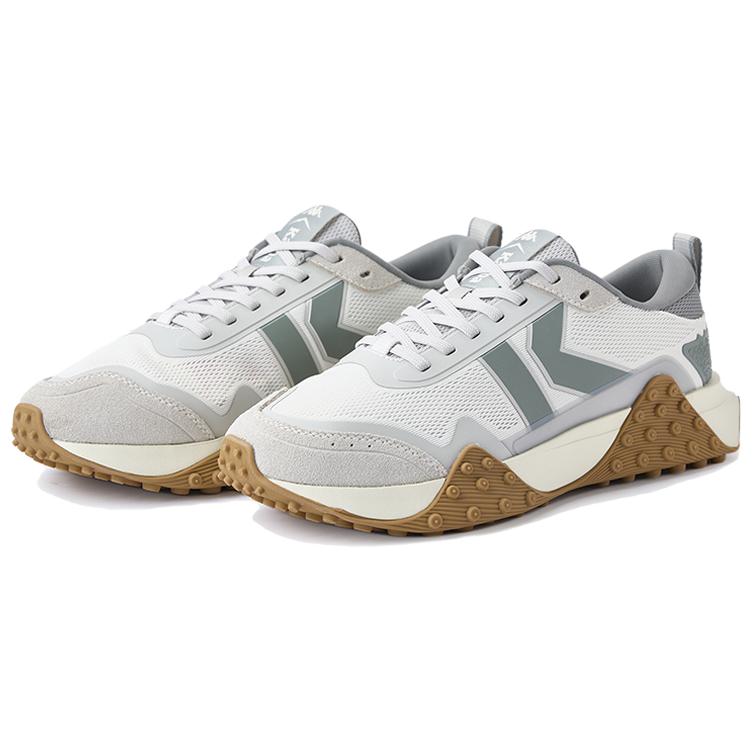 Kappa Low top Running Shoes Unisex White Brown Green