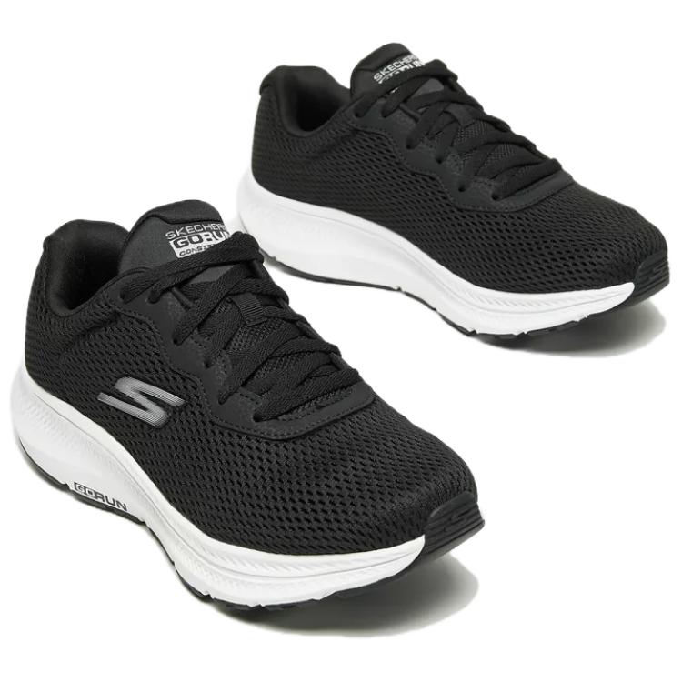 Skechers Go Run Consistent 2.0 Cushioning, Wear Resistant Low top Running Shoes Men’s Black White