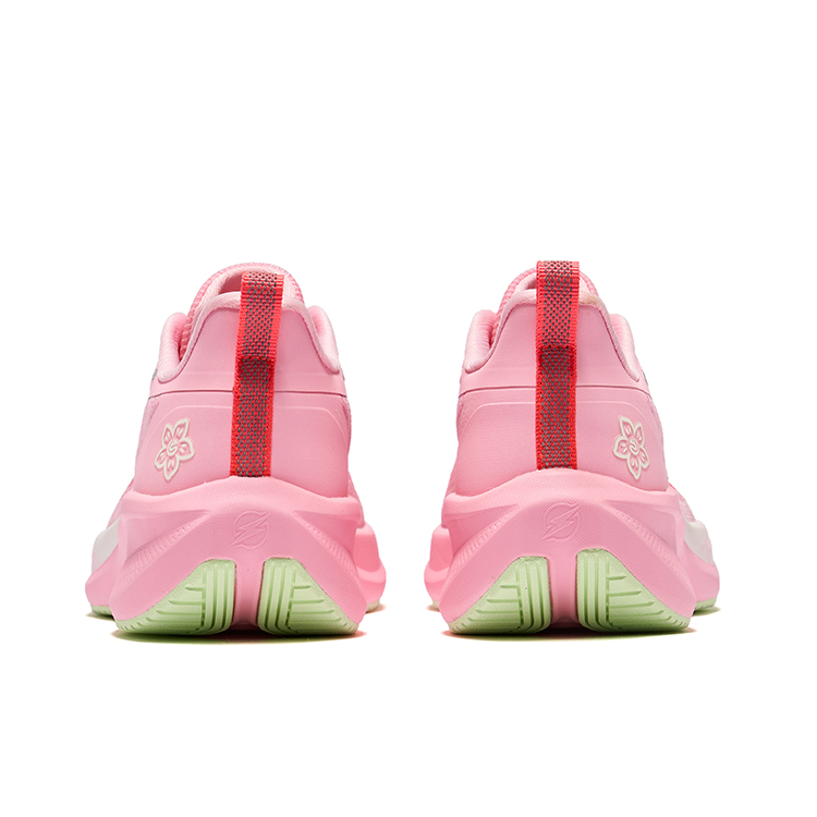 Erke Lightning 4 Cushioning Rebound Low top Running Shoes Women’s Peach Blossom Pink