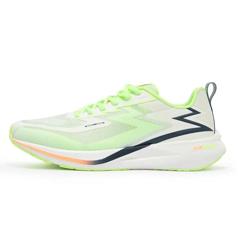 361° Abrasion Resistant Breathable Cushioning Low top ETPU Foam Casual Running Shoes Men’s White Green