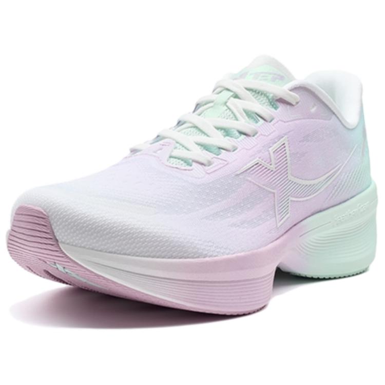 XTEP Slip Resistant Abrasion Resistant Low top Casual Running Shoes Women’s Purple Green