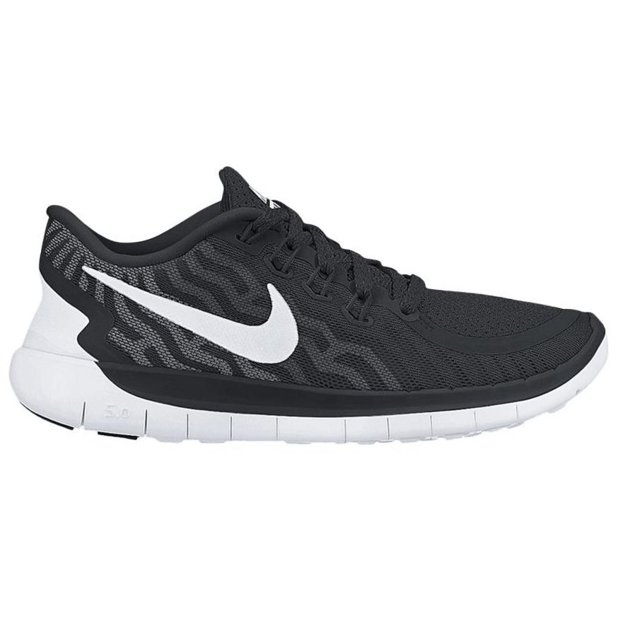 Nike Free 5.0 Slip Resistant Abrasion Resistant Low top Casual Running Shoes Men’s Black