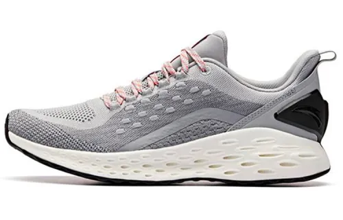Anta Cushioning Abrasion Resistant Coverage Cushioning Abrasion Resistant Coverage Low top Running Shoes Men's Gray