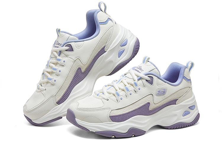 Skechers Dlites 1.0 ‘Beige Purple Blue’ Women’s